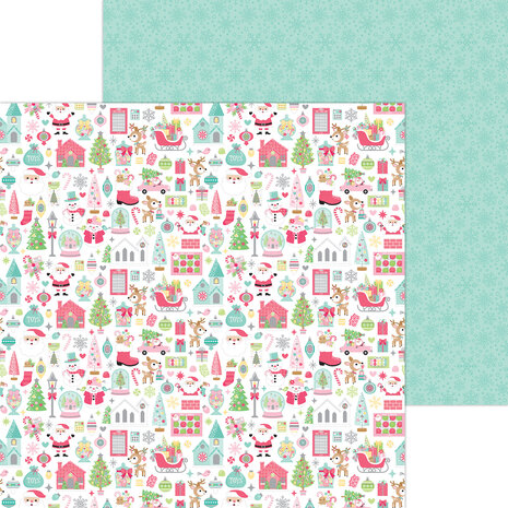 Doodlebug Design Tinsel Time 12x12 Inch Paper Pack (8767)