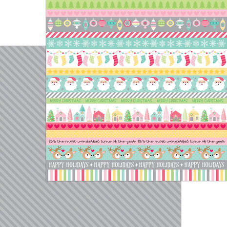 Doodlebug Design Tinsel Time 12x12 Inch Paper Pack (8767)