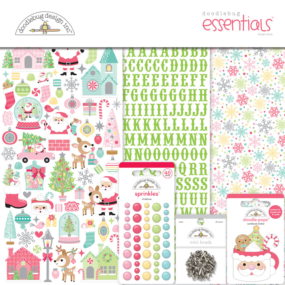 Doodlebug Design Tinsel Time Essentials Kit (8770)