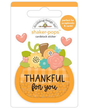 Doodlebug Design Farmhouse Thankful For You Shaker-Pops (8619)