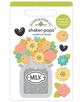 Doodlebug Design Farmhouse Cream Of The Crop Shaker-Pops (8620)