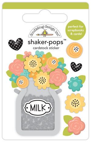 Doodlebug Design Farmhouse Cream Of The Crop Shaker-Pops (8620)