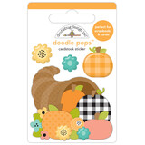 Doodlebug Design Farmhouse Horn A Plenty Doodle-Pops (8622)