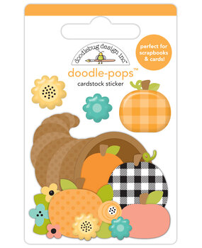 Doodlebug Design Farmhouse Horn A Plenty Doodle-Pops (8622)