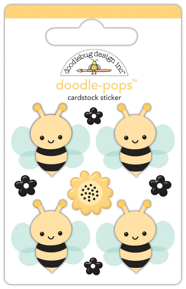 Doodlebug Design Farmhouse Busy Bees Doodle-Pops (8623)