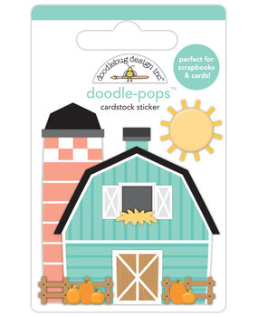Doodlebug Design Farmhouse Barn In The Usa Doodle-Pops (8624)