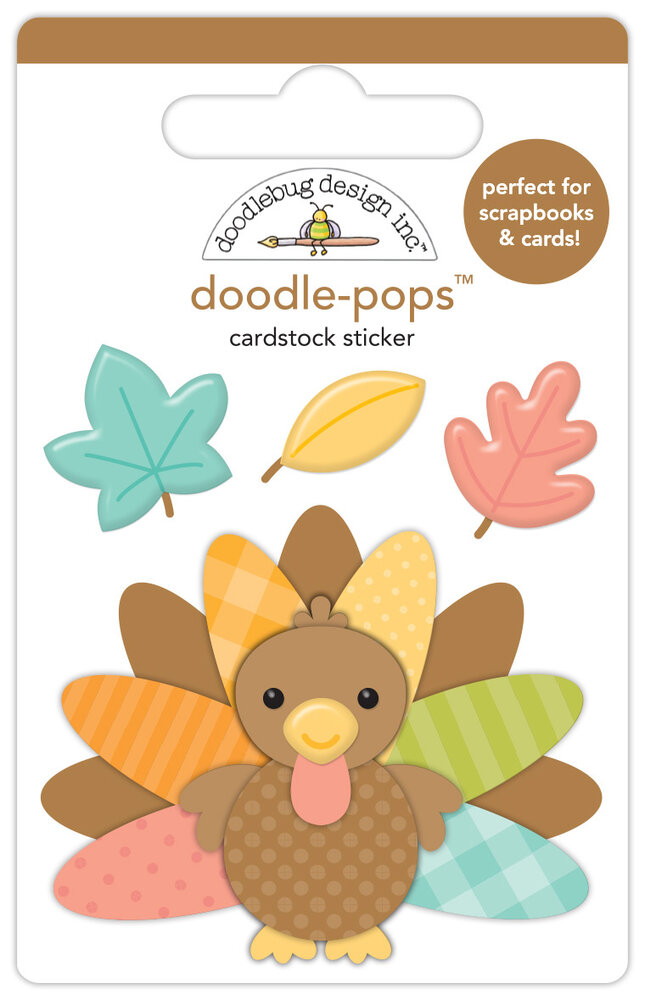 Doodlebug Design Farmhouse Turkey Time Doodle-Pops (8625)