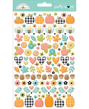 Doodlebug Design Farmhouse Puffy Icons Stickers (8630)
