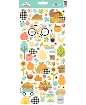 Doodlebug Design Farmhouse Icons Stickers (8647)