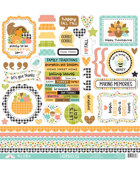 Doodlebug Design Farmhouse This & That Stickers (8648)