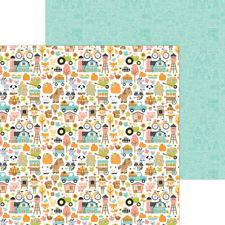 Doodlebug Design Farmhouse 12x12 Inch Paper Pack (8662)