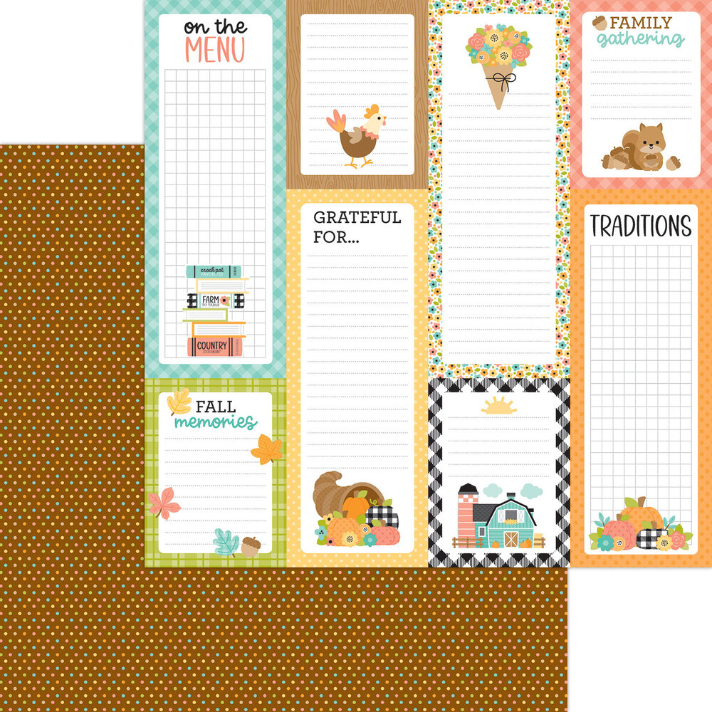 Doodlebug Design Farmhouse 12x12 Inch Paper Pack (8662)