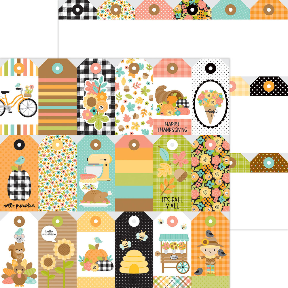 Doodlebug Design Farmhouse 12x12 Inch Paper Pack (8662)