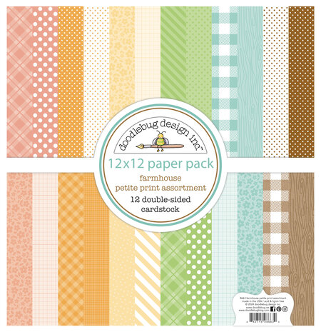 Doodlebug Design Farmhouse 12x12 Inch Petite Prints Assortment Pack (8663) Doodlebug Design Farmhouse 12x12 Inch Petite Prints Assortment Pack (8663)