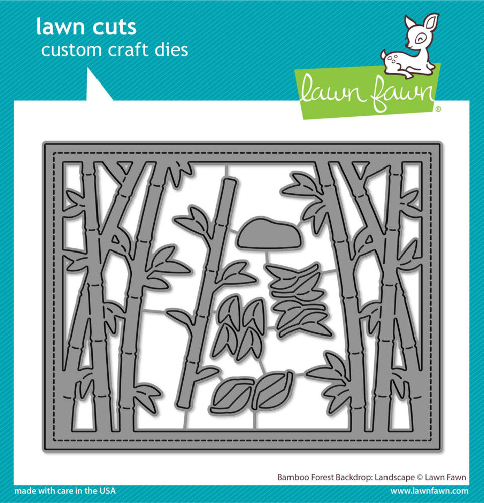 Lawn Fawn Bamboo Forest Backdrop: Landscape Lawn Cuts Dies (LF3617) Lawn Fawn Bamboo Forest Backdrop: Landscape Lawn Cuts Dies (LF3617)