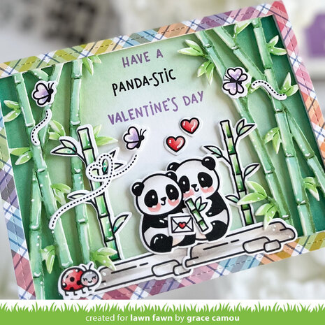 Lawn Fawn Bamboo Forest Backdrop: Landscape Lawn Cuts Dies (LF3617) Lawn Fawn Bamboo Forest Backdrop: Landscape Lawn Cuts Dies (LF3617)