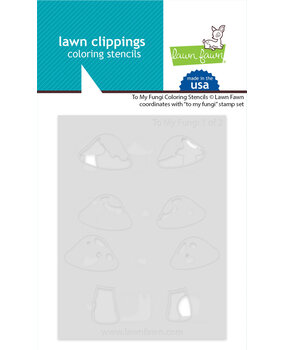 Lawn Fawn To My Fungi Lawn Clippings Coloring Stencils (LF3607) (DISCONTINUED)