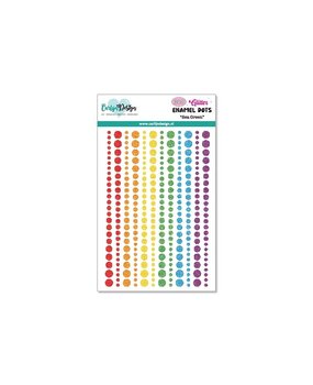 CarlijnDesign Glitter Enamel Dots Rainbow (300pcs) (CDED-0003) CarlijnDesign Glitter Enamel Dots Rainbow (300pcs) (CDED-0003)