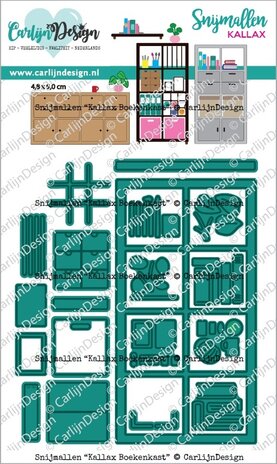 CarlijnDesign Snijmallen Boekenkast (CDSN-0292)