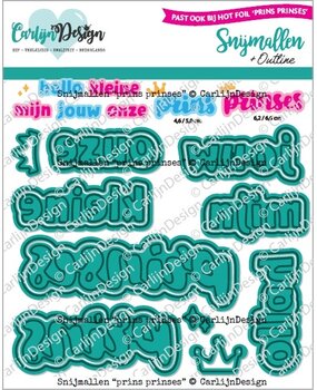 CarlijnDesign Snijmallen Prins Prinses (CDSN-0288)