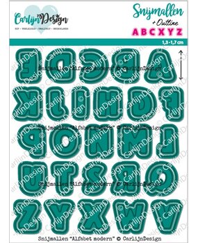 CarlijnDesign Dies Alphabet Modern (CDSN-0285) CarlijnDesign Dies Alphabet Modern (CDSN-0285)