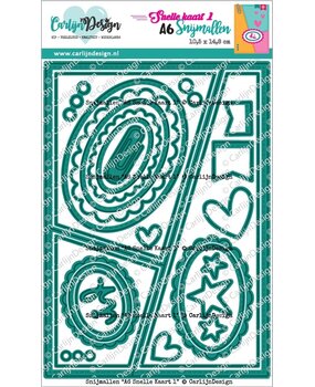 CarlijnDesign Snijmallen A6 Snelle Kaart 1 (CDSN-0279) CarlijnDesign Snijmallen A6 Snelle Kaart 1 (CDSN-0279)