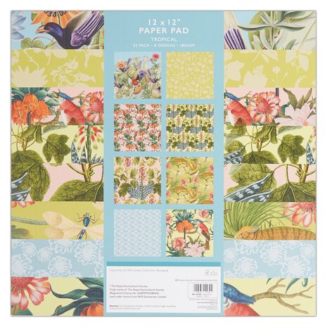 Papermania Tropical 12x12 Inch Paper Pad (RHS 101302)