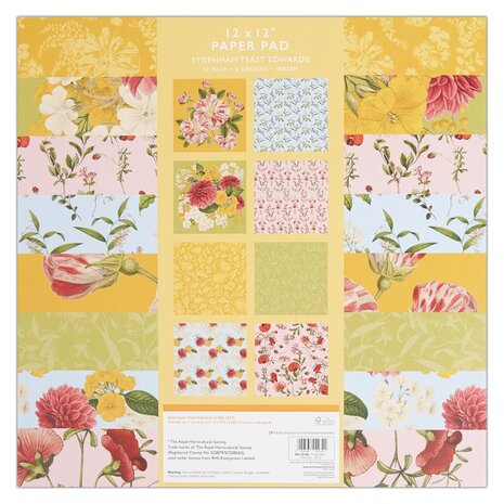 Papermania Edwards 12x12 Inch Paper Pad (RHS 101306) Papermania Edwards 12x12 Inch Paper Pad (RHS 101306)