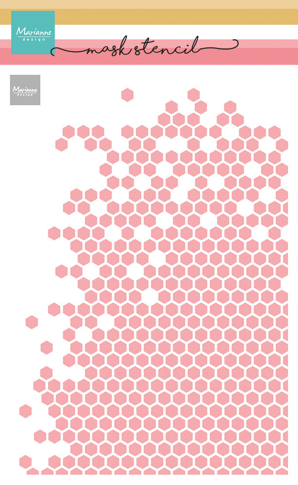 Marianne Design Mask Stencil Honeycomb (PS8174) (DISCONTINUED)