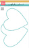 Craft Stencil 2 Hearts (PS8176)