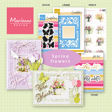 Marianne Design Decoupage Sheet A4 Hello Spring Mini's (VK9619) (DISCONTINUED) Marianne Design Decoupage Sheet A4 Hello Spring Mini's (VK9619) (DISCONTINUED)