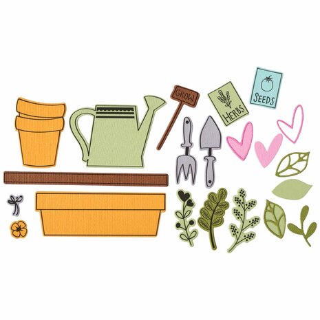 Sizzix Thinlits Die by Catherine Pooler Greenhouse Finds #2 (18pcs) (666797) Sizzix Thinlits Die by Catherine Pooler Greenhouse Finds #2 (18pcs) (666797)