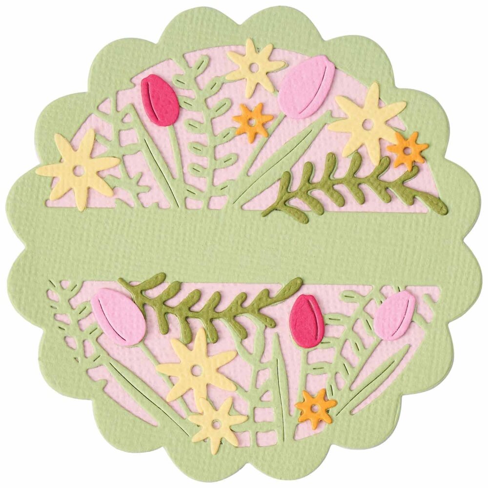 Sizzix Thinlits Die by Catherine Pooler Tulips & Blooms Circle (6pcs) (666799) Sizzix Thinlits Die by Catherine Pooler Tulips & Blooms Circle (6pcs) (666799)