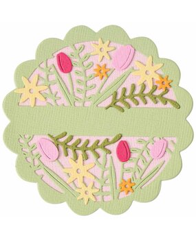 Sizzix Thinlits Die by Catherine Pooler Tulips & Blooms Circle (6pcs) (666799) Sizzix Thinlits Die by Catherine Pooler Tulips & Blooms Circle (6pcs) (666799)
