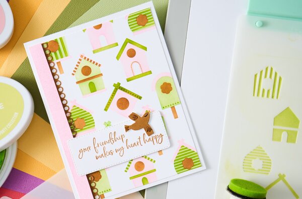 Sizzix Layered Stencils by Catherine Pooler Good Place to Land (4pcs) (666802) Sizzix Layered Stencils by Catherine Pooler Good Place to Land (4pcs) (666802)