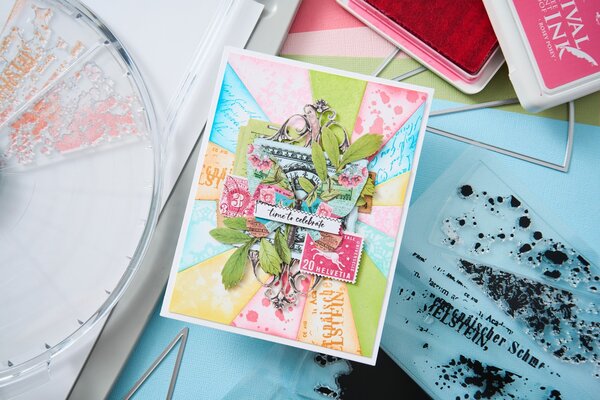 Sizzix Framelits Die w/Stamps by 49 and Market Build-a-Burst Artsy Lace Mix (8+6pcs) (666804) Sizzix Framelits Die w/Stamps by 49 and Market Build-a-Burst Artsy Lace Mix (8+6pcs) (666804)