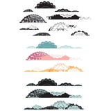 Sizzix Framelits Die w/Stamps by 49 and Market Doily Edgers (12+3pcs) (666806)