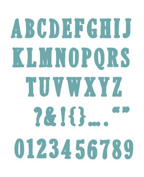 Sizzix Framelits Die by 49 and Market Fine Line Alpha 02 (45pcs) (666808) Sizzix Framelits Die by 49 and Market Fine Line Alpha 02 (45pcs) (666808)