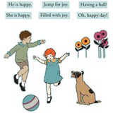 Sizzix Framelits Die w/Stamps by 49 and Market Play Time (29+12pcs) (666812)