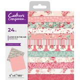 Crafter's Companion Love is in the Air 6x6 Inch Paper Pad (CC-LA-PAD6)