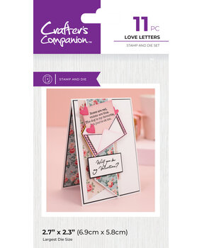 Crafter's Companion Love is in the Air Stamp & Die Love Letters (CC-LA-STD-LOLE)