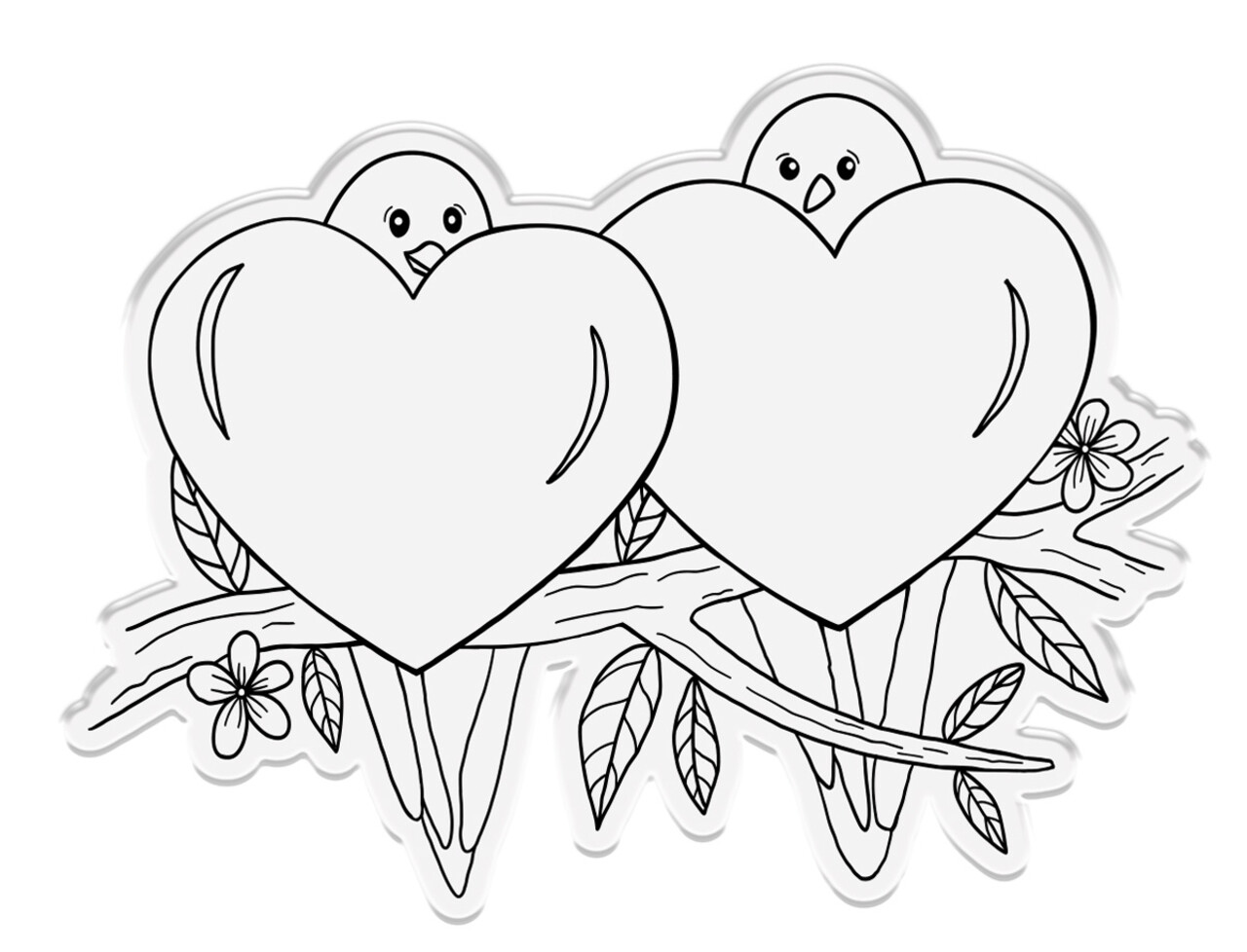 Crafter's Companion Love is in the Air Stamp & Die With Love (CC-LA-STD-WILO)