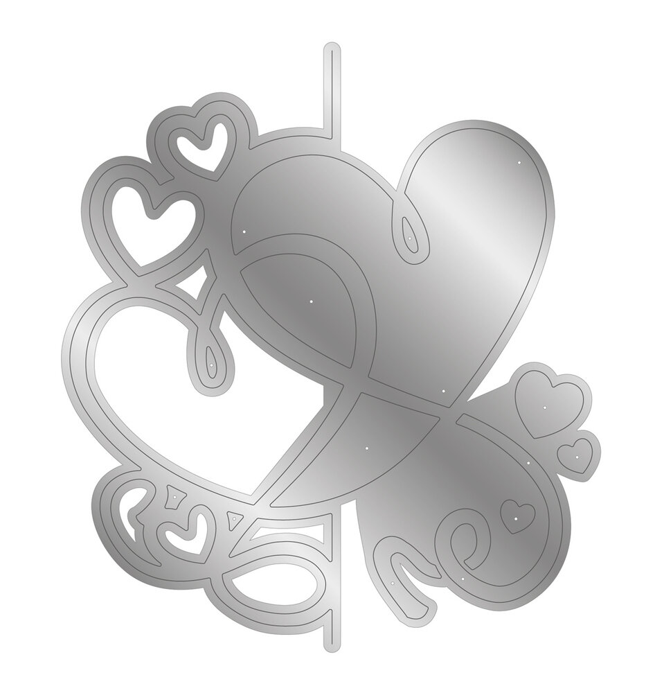 Crafter's Companion Entwined Hearts Metal Die Edgeable (CC-MD-EDG-ENHE) Crafter's Companion Entwined Hearts Metal Die Edgeable (CC-MD-EDG-ENHE)