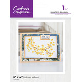 Crafter's Companion Love Birds 3D Embossing Folder Beautiful Blossom (CC-LB-3D-EF4-BEBL)