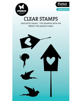 Studio Light Birdhouse Essentials Silhouette Clear Stamp (SL-ES-STAMP787) (DISCONTINUED)