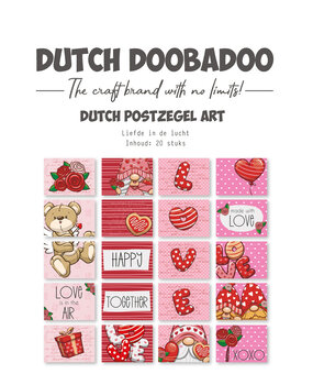 Dutch Doobadoo Dutch Postzegel Art A6 Liefde in de Lucht (20pcs) (474.007.053)