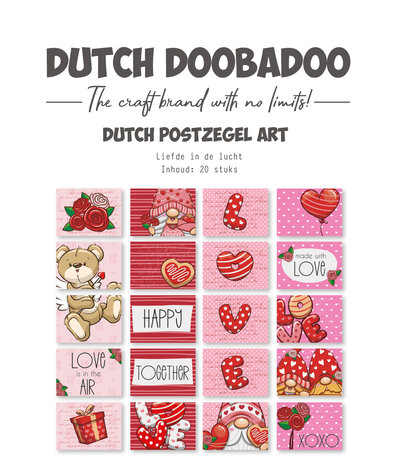 Dutch Doobadoo Dutch Postzegel Art A6 Liefde in de Lucht (20pcs) (474.007.053)