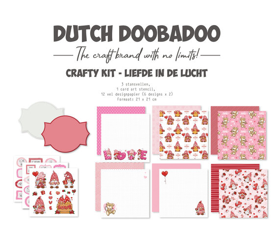 Dutch Doobadoo Crafty Kit Liefde in de Lucht (473.005.072) Dutch Doobadoo Crafty Kit Liefde in de Lucht (473.005.072)