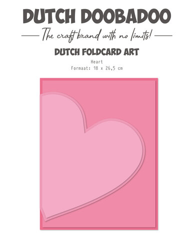Dutch Doobadoo Dutch Card Art A4 Heart (470.784.361) (OUTLET)