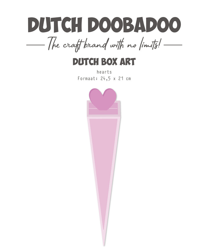 Dutch Doobadoo Dutch Card Art Box A4 Hearts (470.784.359)